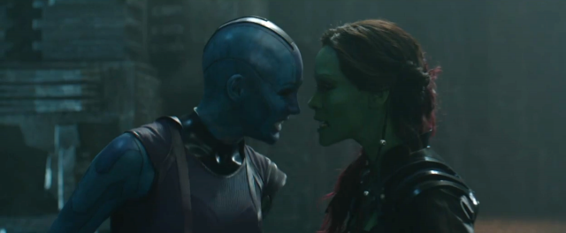 Parlendu di roba chì hè stata tagliata da i Guardiani, Eccu una Scena Eliminata di Nebula è Gamora
