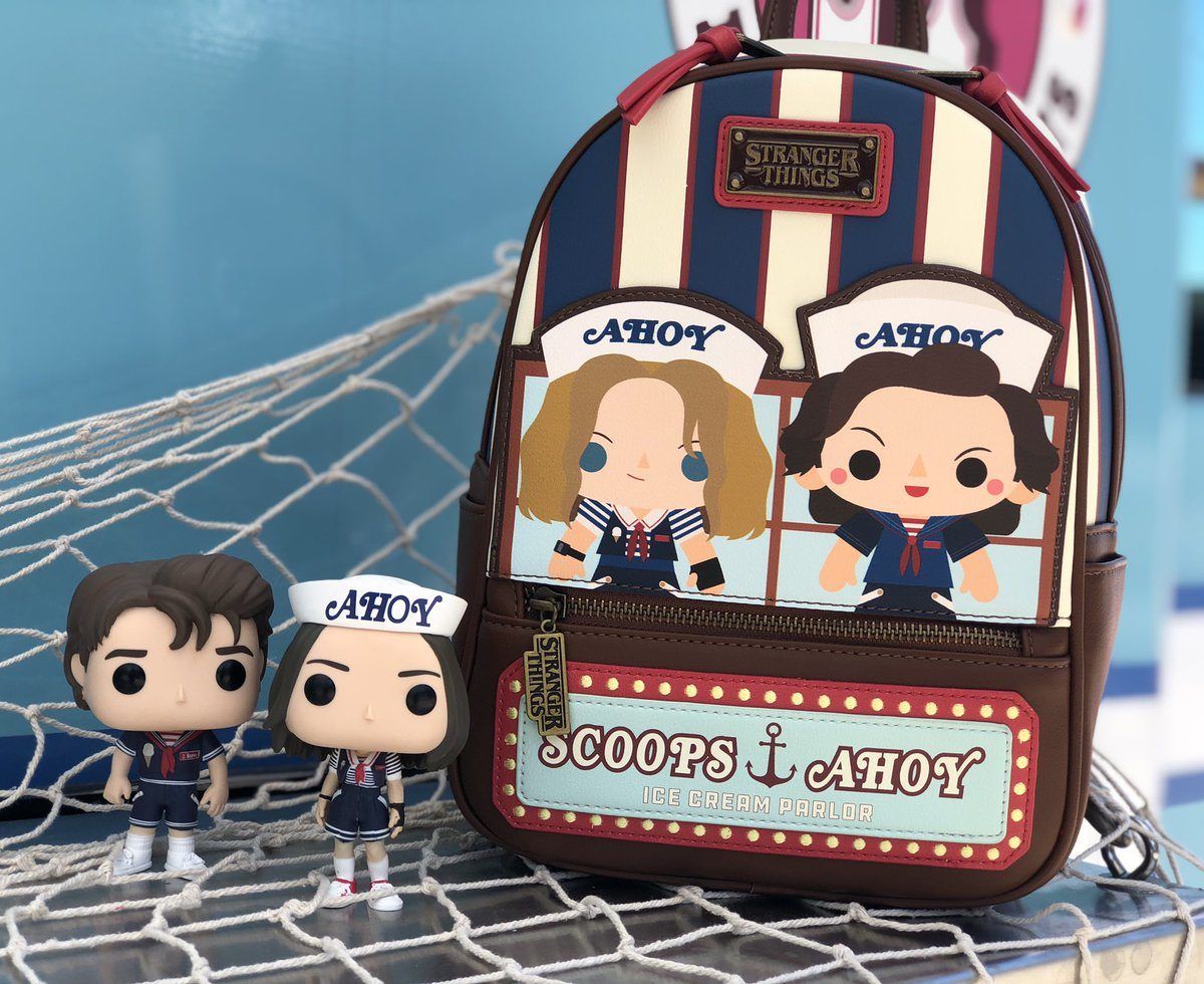 Stranger Things scoops ahoy backpack da loungefly