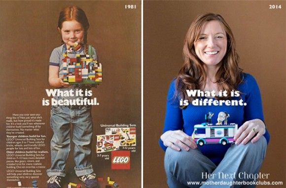 X'taħseb dwarhom issa t-Tifla fl-Aktar Reklam Famuż ta 'Lego Vintage ta' l-Internet?