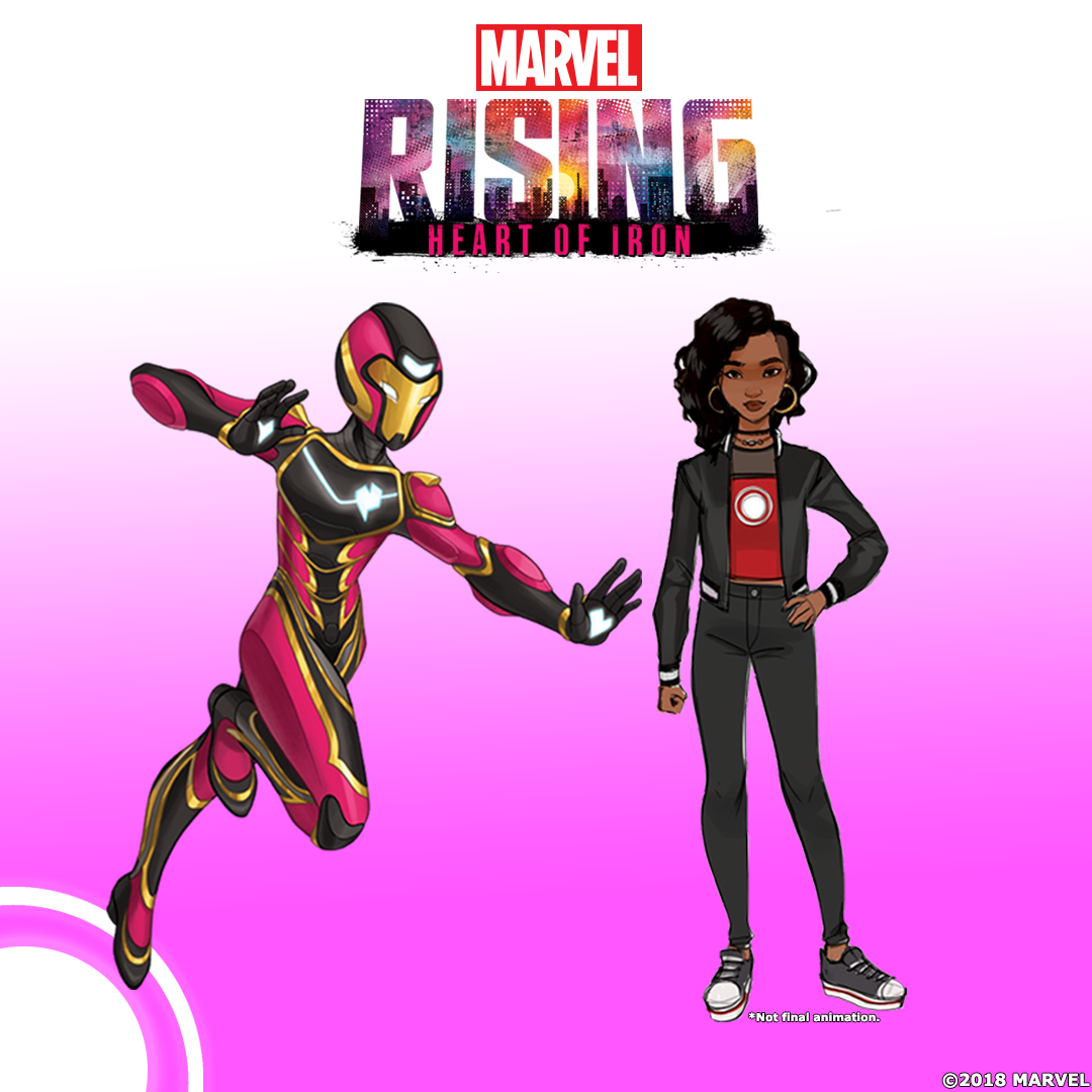 Marvel Rising objavlja animirane akcije Ghost-Spider in Ironheart