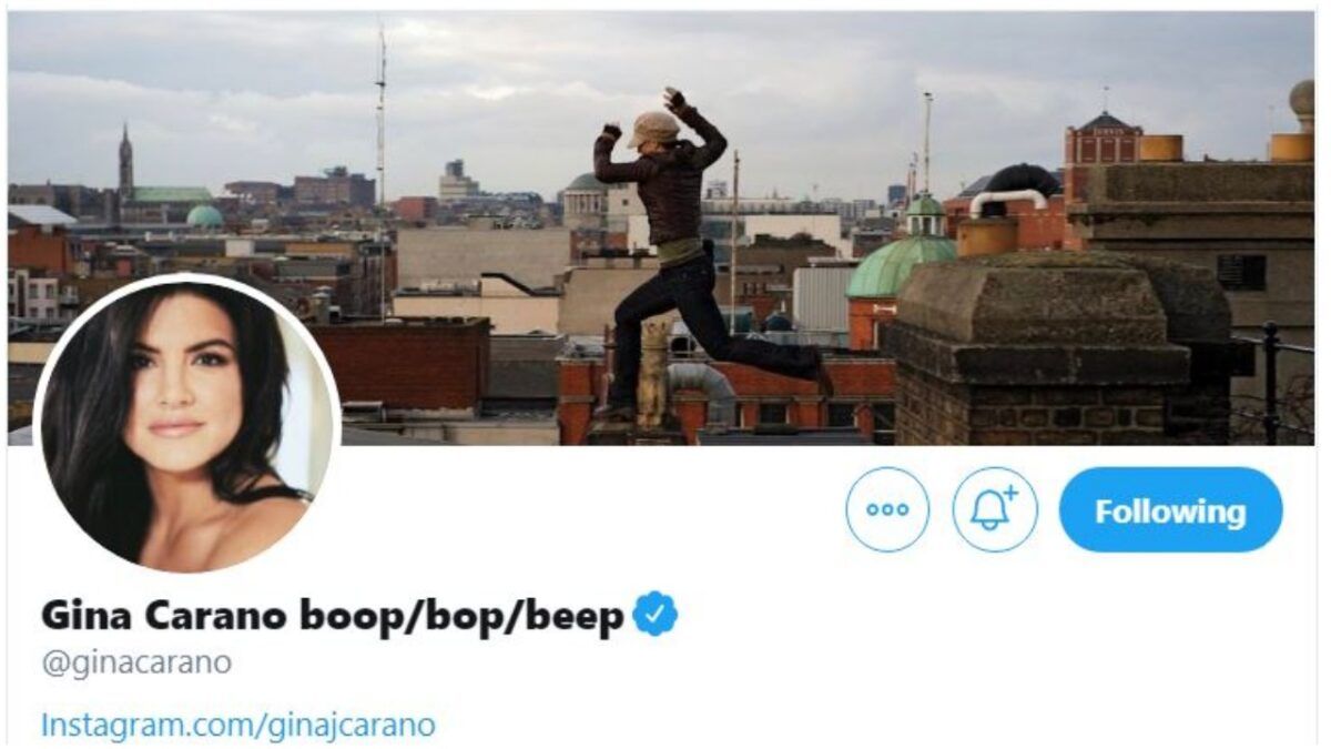 Gina Carano, Transfobik Twitter Varlığına Çağrıldı