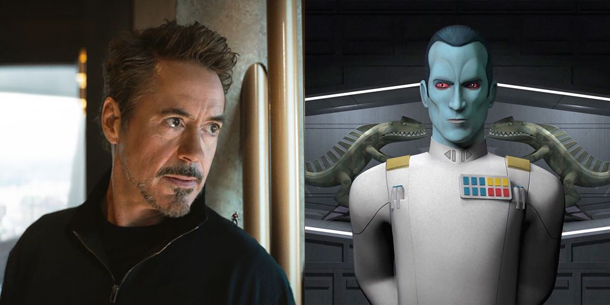 Desculpe, não vejo Robert Downey Jr. como o Grande Almirante Thrawn de Star Wars