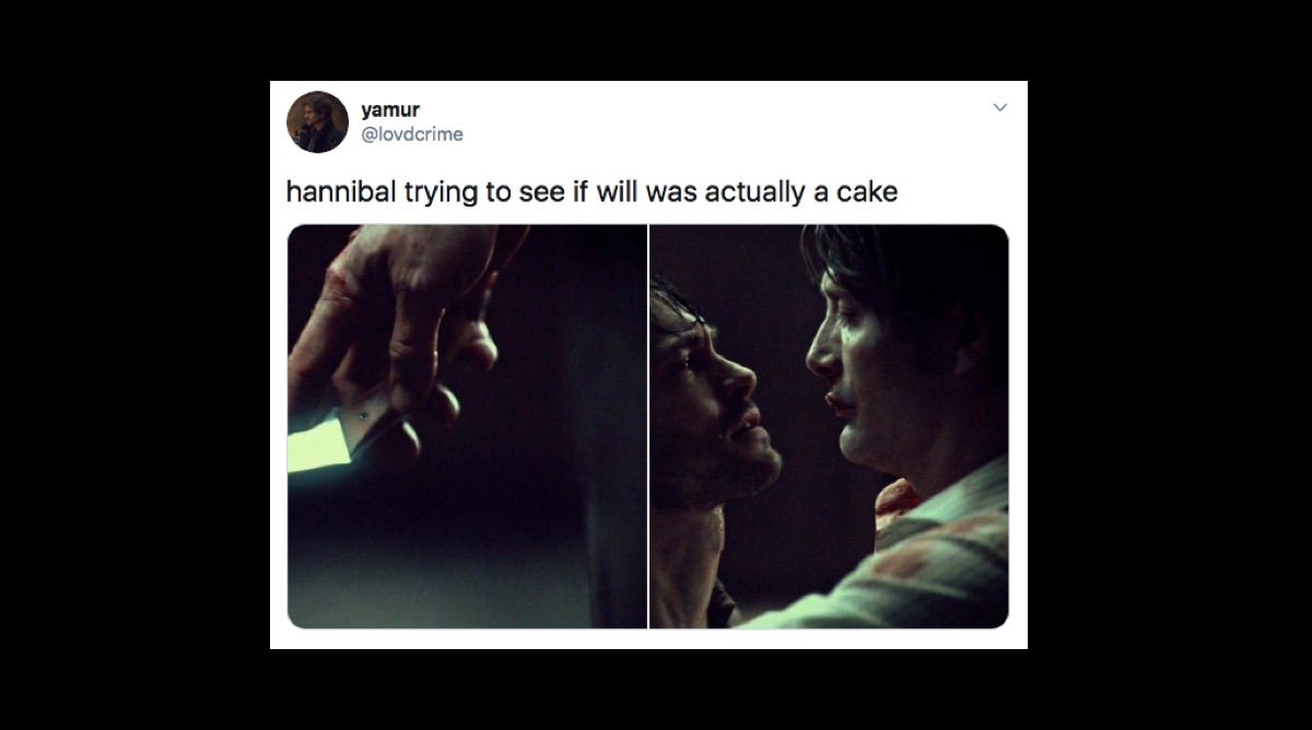 Hannibal fandomının böyük tort memləri var