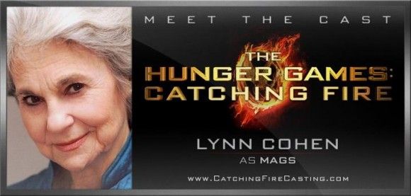 Lynn Cohen sal Mags speel in The Hunger Games: Catching Fire