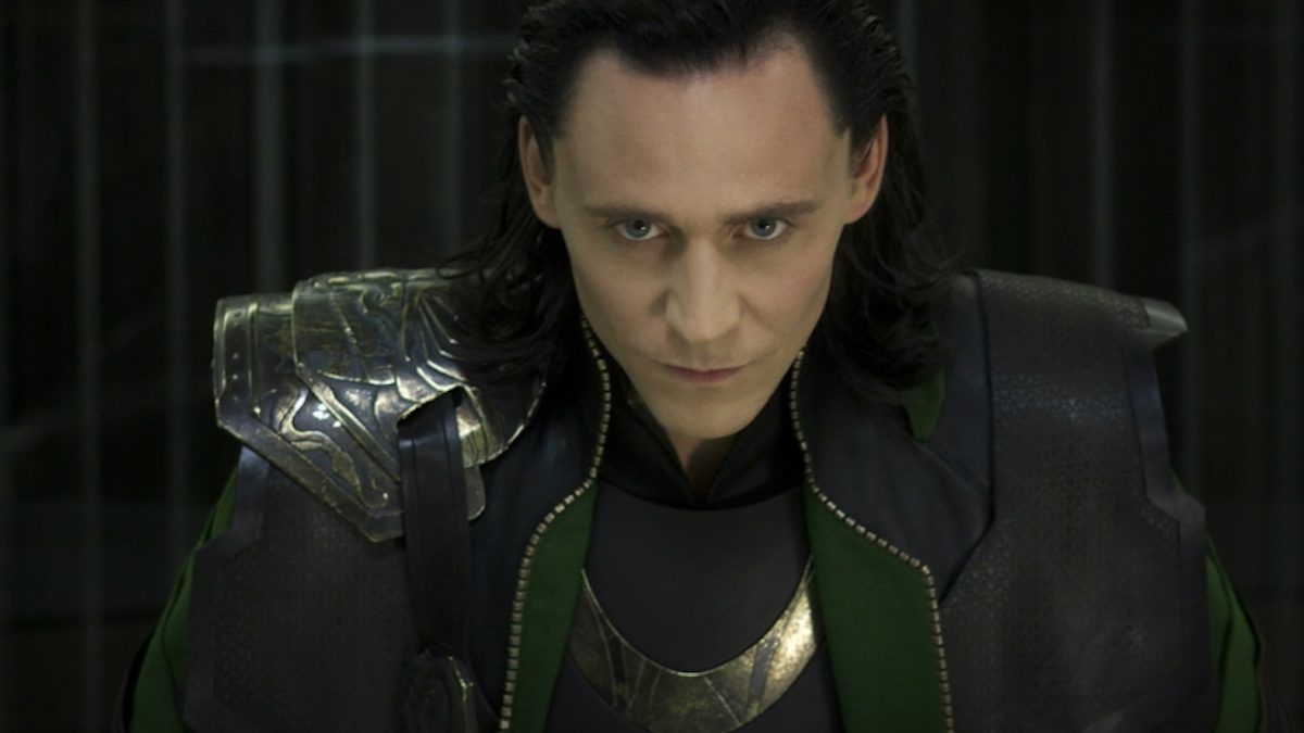 Tom Hiddleston como Loki en Los Vengadores