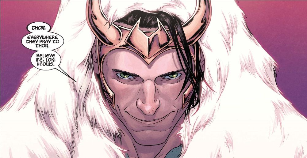 Loki'nin kürk pelerinli görüntüsü