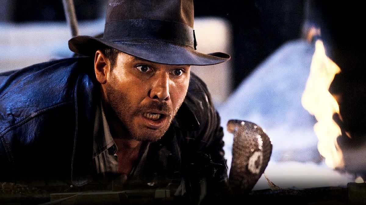 Indiana Jones olarak Harrison Ford