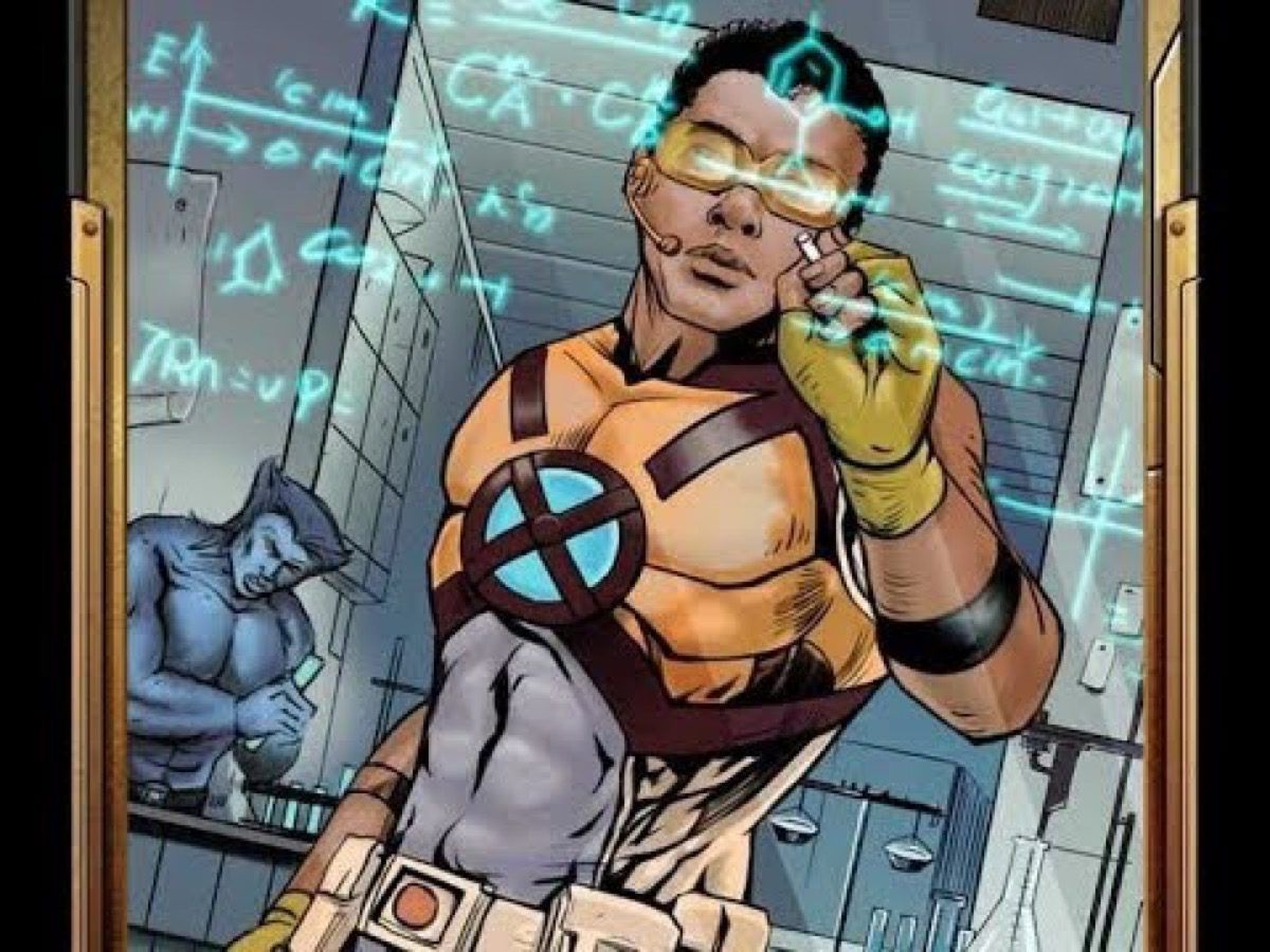 Prodigy haciendo matemáticas complicadas en los cómics de Marvel.