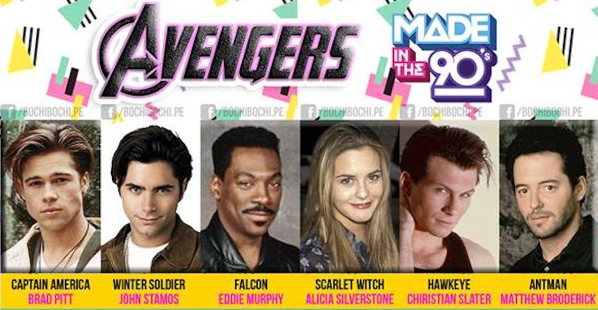 Avengers if Cast v 90-ih