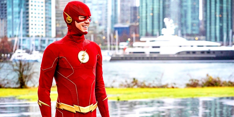  Grant Gustin como Barry Allen en The Flash