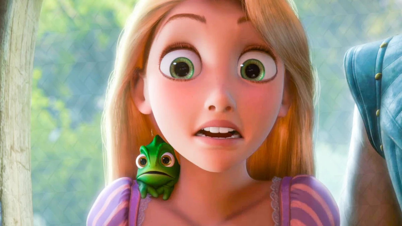   Mandy Moore als Rapunzel in Disney's Tangled
