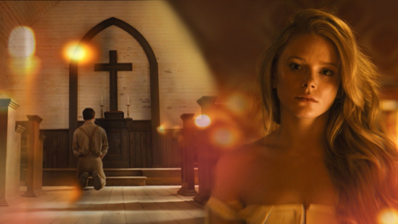   Abigail Cohen como ángel en Redeeming Love