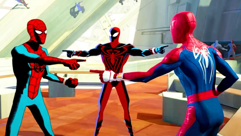   Spider-Man: Across the Spider-Verse recrea el meme señalador de Spider-Man