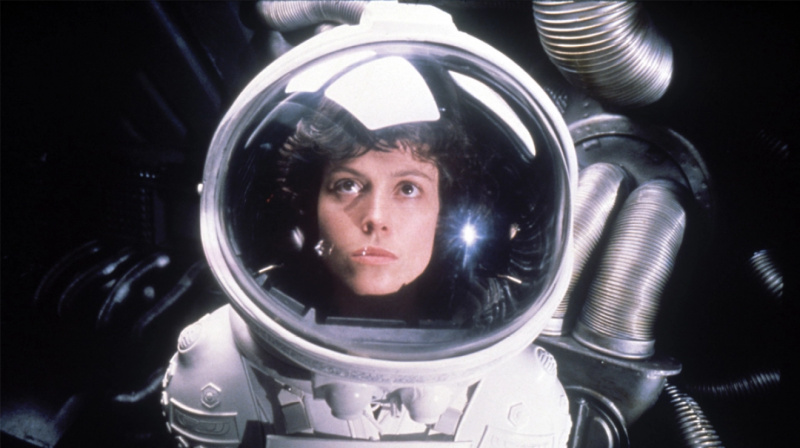   Sigourney Weaver como Ripley en'Alien'