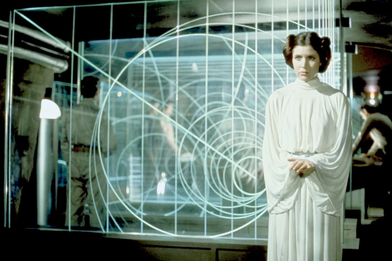  Star Wars'ta Prenses Leia Organa.