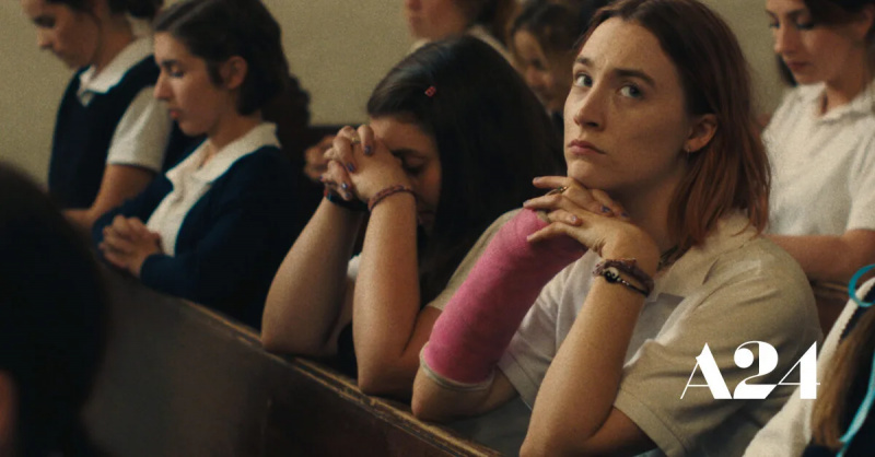   Christine, AKA"Lady Bird," laments a boring afternoon spent in church.