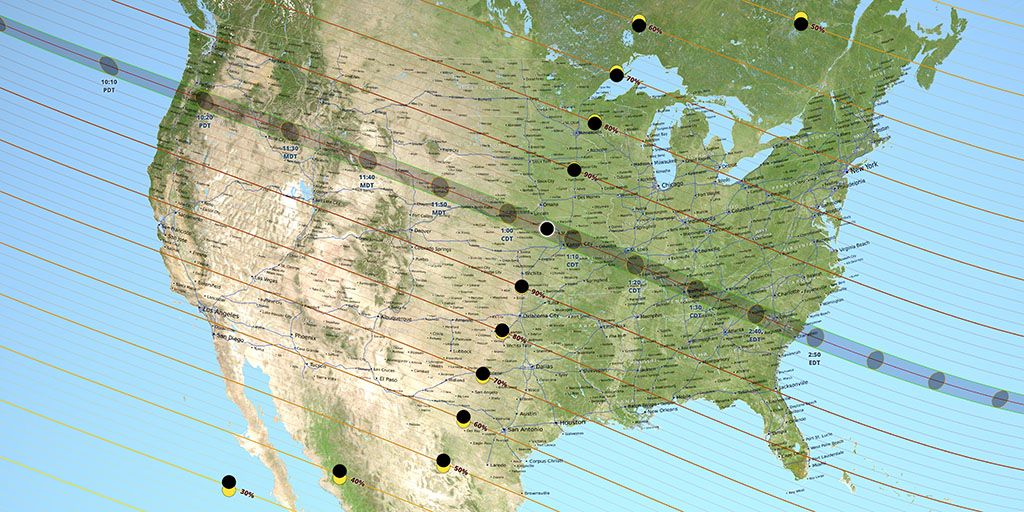 Förbered dig på sommarens sällsynta solförmörkelse över ganska hela USA