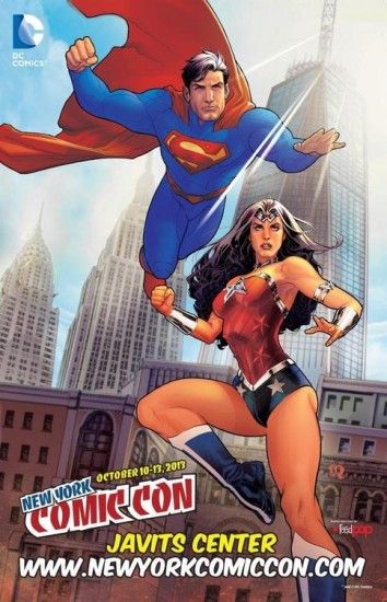 A Mulher Maravilha e o Super-Homem estão prontos para trazer a dor se você não for para a Comic Con de Nova York