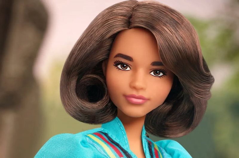  Mattel's Wilma Mankiller Barbie doll.