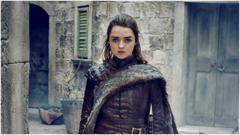   Maisie Williams dans le rôle d'Arya Stark dans'Game of Thrones'.