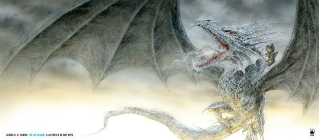 [ОБНОВЛЕНИЕ] Это обложка переиздания Джорджа Р.Р. Мартина его детской книги «Ледяной дракон».