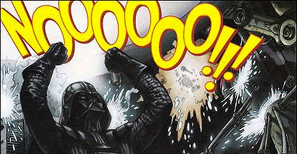 WIL NIET: Darth Vader schreeuwt nu nee in Return of the Jedi