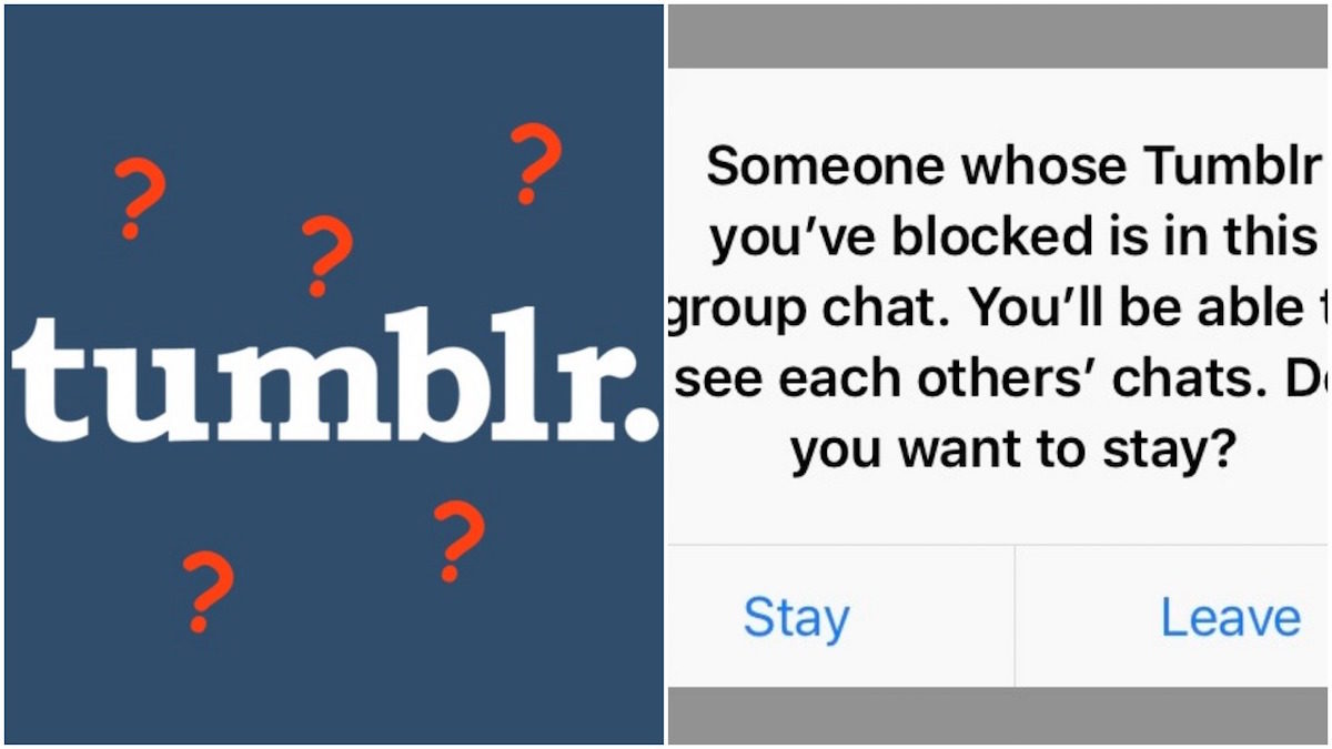 Tumblr's New Group Chat Feature Is Seriously Bizarre